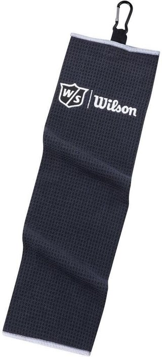 Wilson Staff Tri Fold golfový ručník, černý