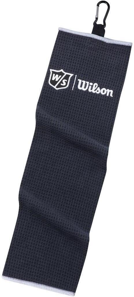 Wilson Staff Tri Fold golfový ručník, černý