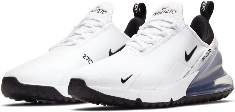 Nike Air Max 270 G unisex golfové boty, bílo/černé