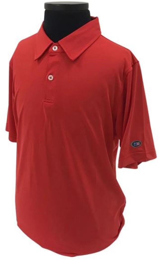 U.S. Kids Golf USKTech Lisle dětské polo, červené