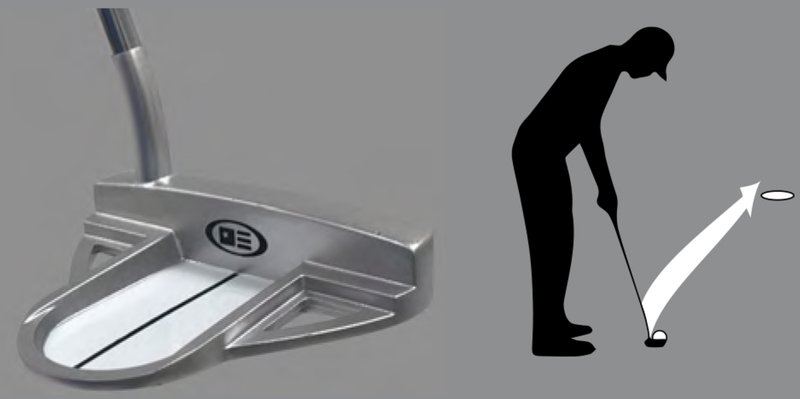 U.S. Kids Golf TS3-66 (167+cm) AIM 3 dětský putter 33"