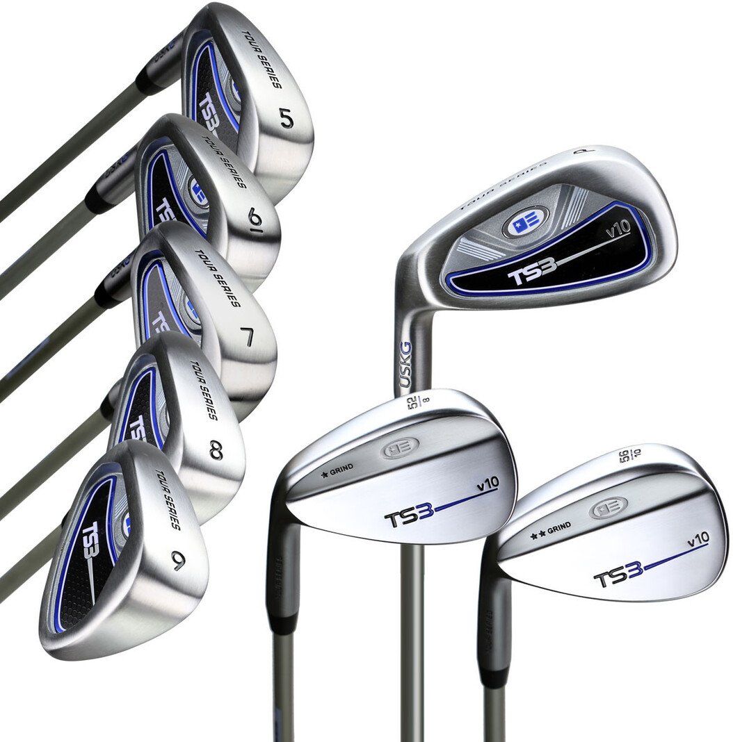 U.S. Kids Golf TS3-57 (145cm) V10 8-Club dětský golfový set želez, grafit