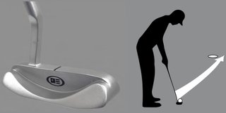 U.S. Kids Golf TS3-57 (145cm) AIM 1 dětský putter 29"