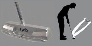 U.S. Kids Golf TS3-54 (137cm) AIM 2 dětský putter 27.5"