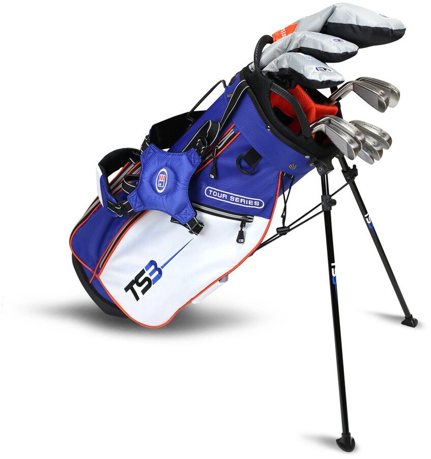 U.S. Kids Golf TS3-51 10-Club dětský golfový set, modro/bílo/oranžový (130cm)