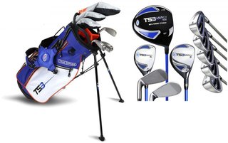 U.S. Kids Golf TS3-51 10-Club dětský golfový set, modro/bílo/oranžový (130cm)