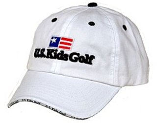 U.S. Kids Golf Twill Sandwich dětská kšiltovka, bílá