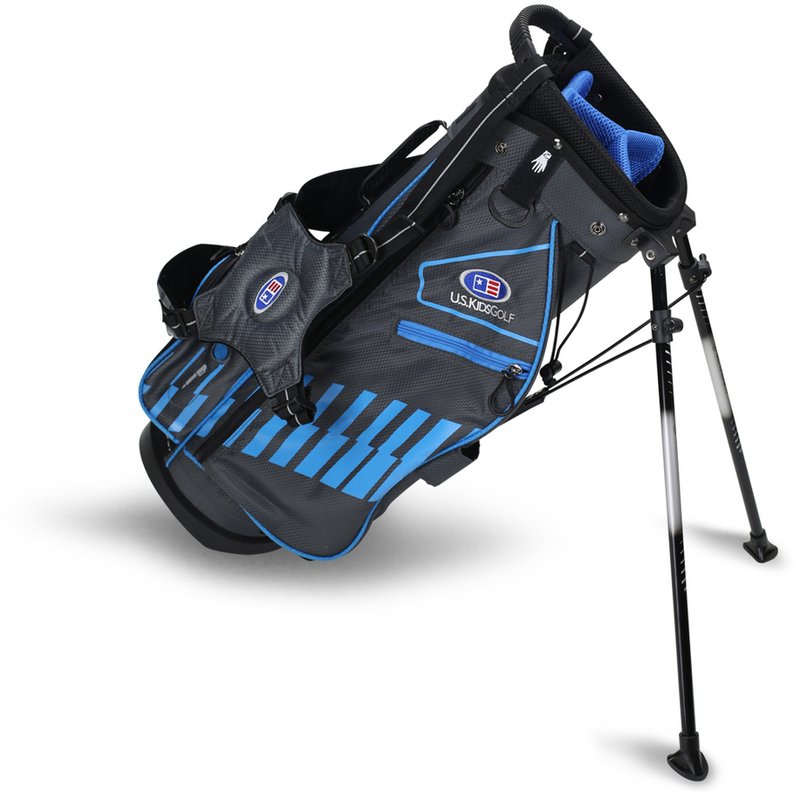 2022 U.S. Kids UL48 (122cm) WT20-S dětský stand bag, šedo/modrý