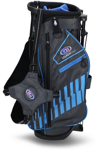 2022 U.S. Kids UL48 (122cm) WT20-S dětský stand bag, šedo/modrý