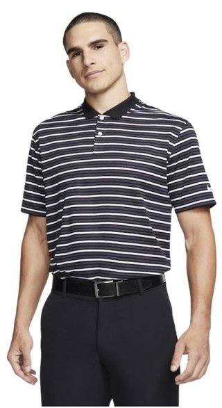 Nike Dri-Fit Victory Stripe OLC pánské polo, černé