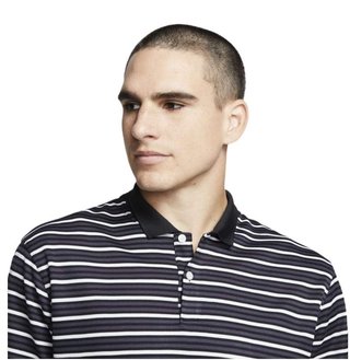 Nike Dri-Fit Victory Stripe OLC pánské polo, černé