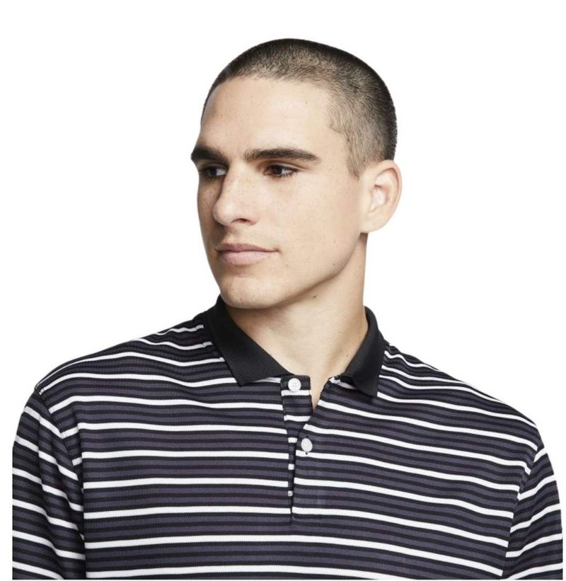 Nike Dri-Fit Victory Stripe OLC pánské polo, černé