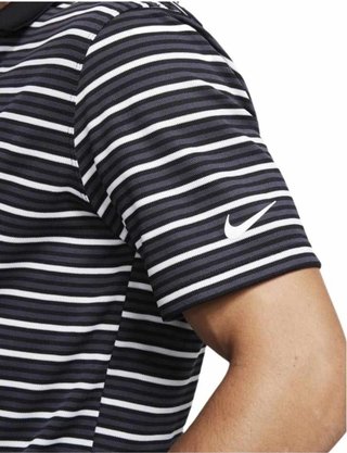 Nike Dri-Fit Victory Stripe OLC pánské polo, černé