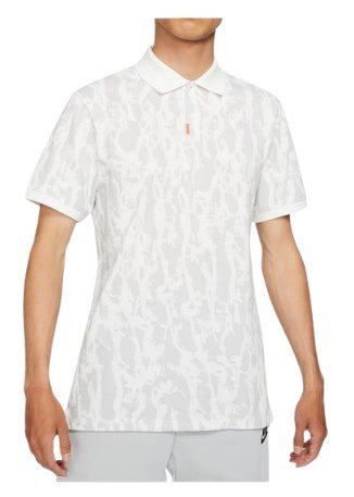 Nike Bark Slim pánské polo, bílé