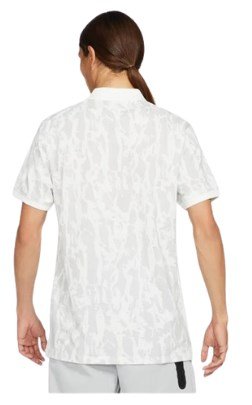 Nike Bark Slim pánské polo, bílé