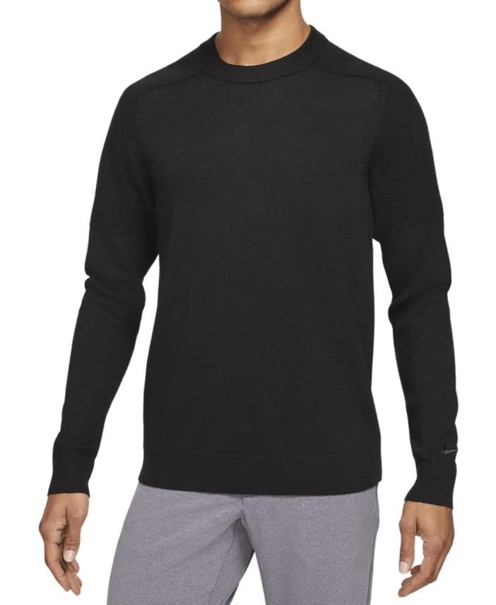 Nike Tiger Woods pánský pletený golfový svetr, černý