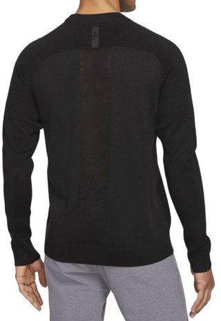 Nike Tiger Woods pánský pletený golfový svetr, černý