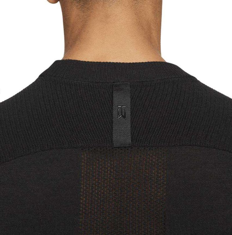 Nike Tiger Woods pánský pletený golfový svetr, černý