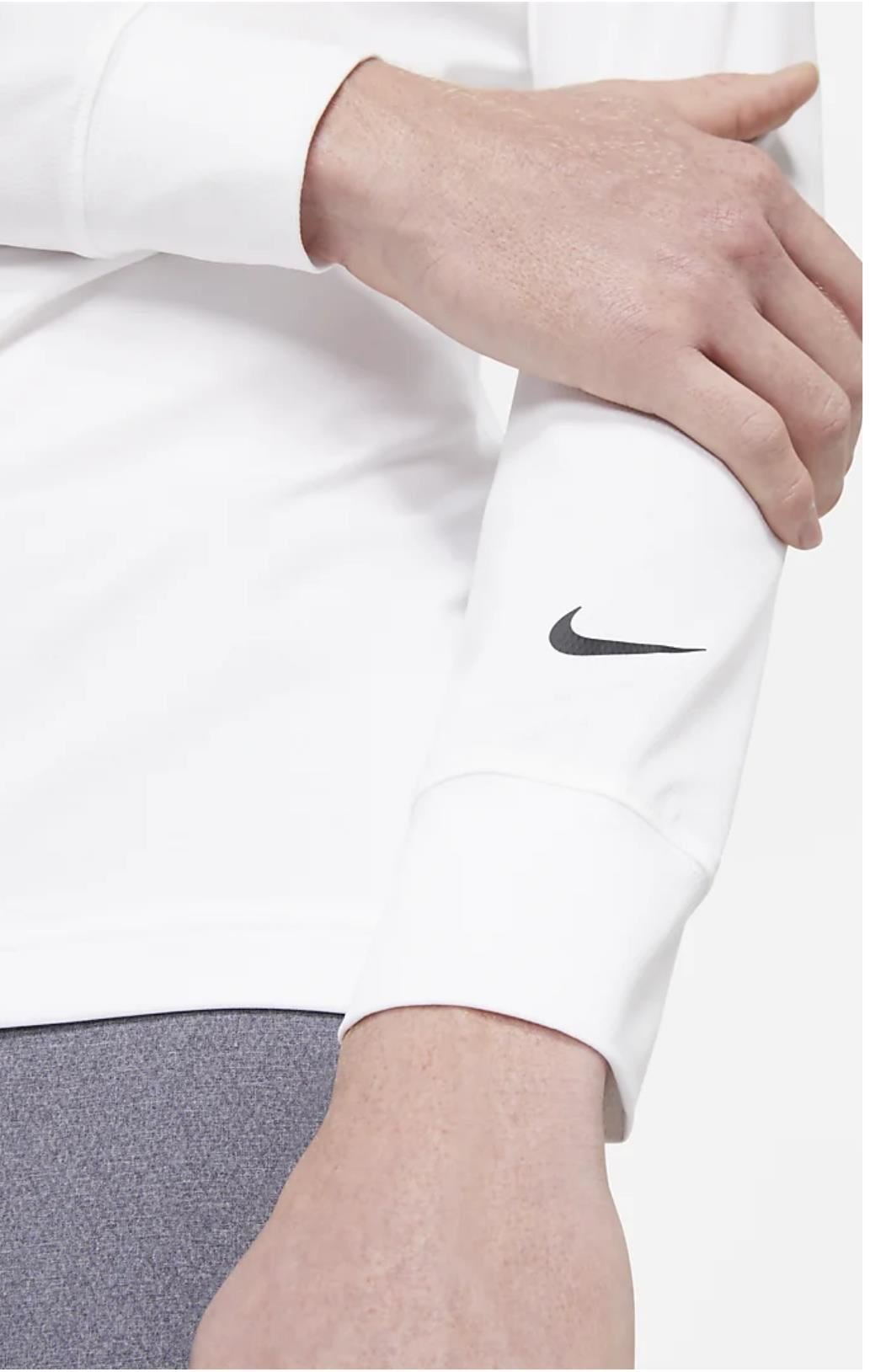 Nike Dri-Fit UV Vapor pánské thermo tričko, bílé