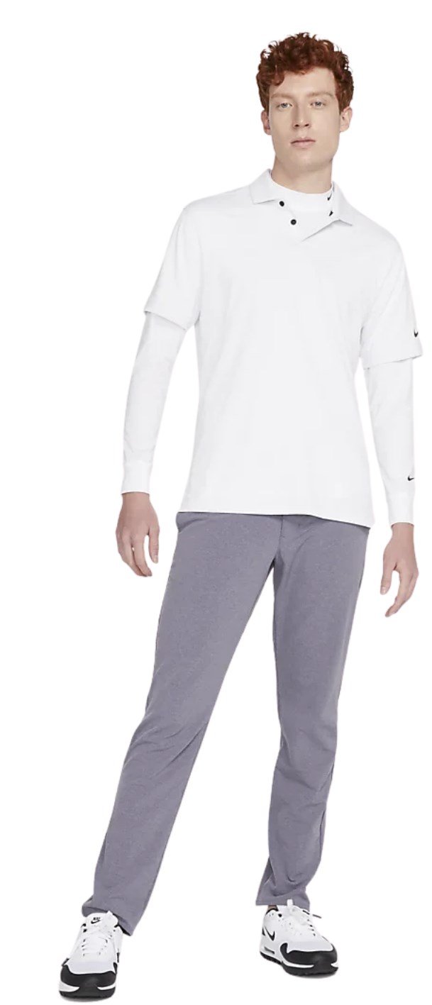 Nike Dri-Fit UV Vapor pánské thermo tričko, bílé