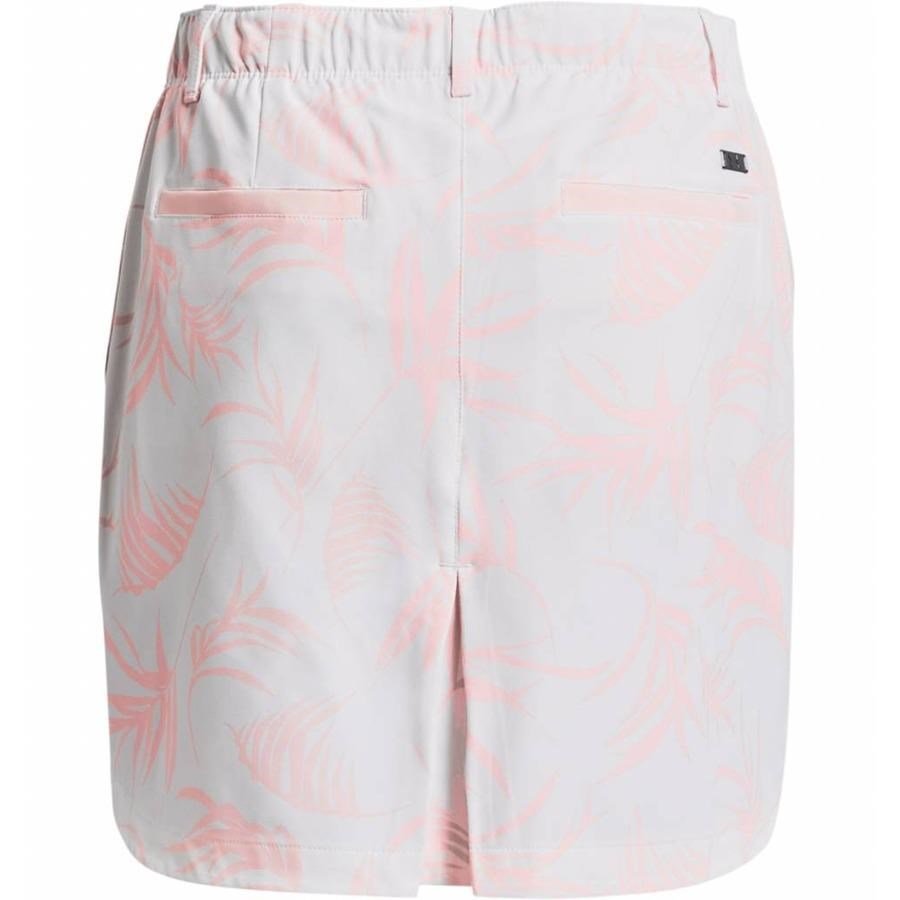 Under Armour Links Woven Printed golfová sukně, bílo/růžová