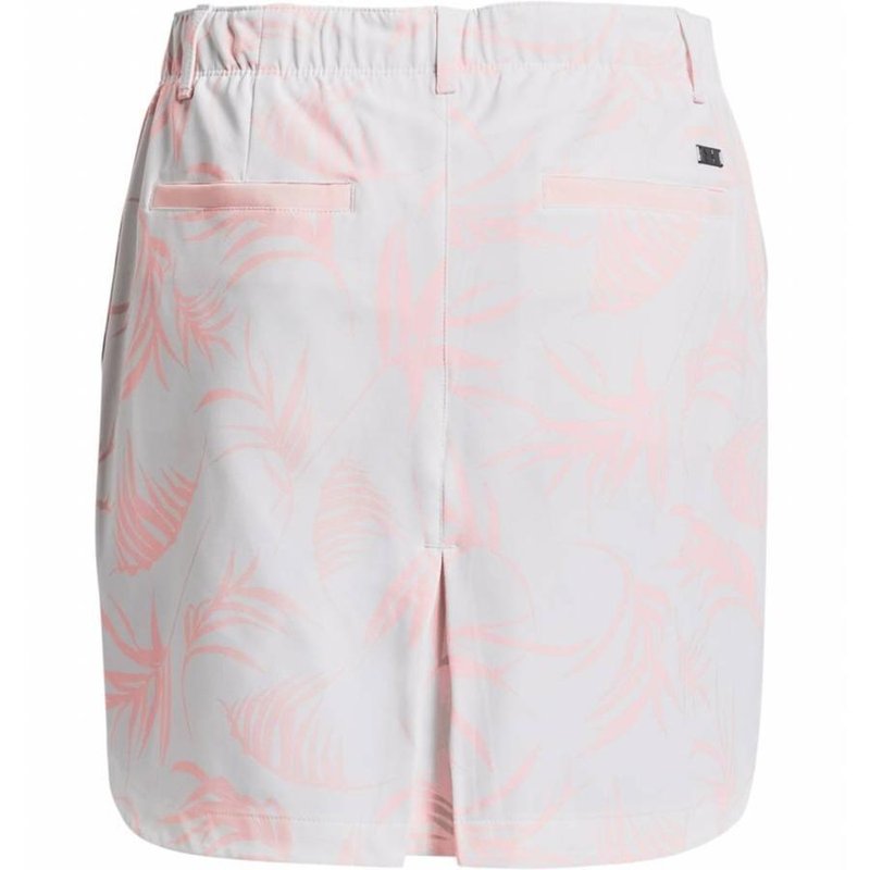 Under Armour Links Woven Printed golfová sukně, bílo/růžová