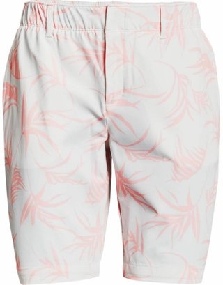 Under Armour Links Printed dámské kraťasy, bílo/světle růžové