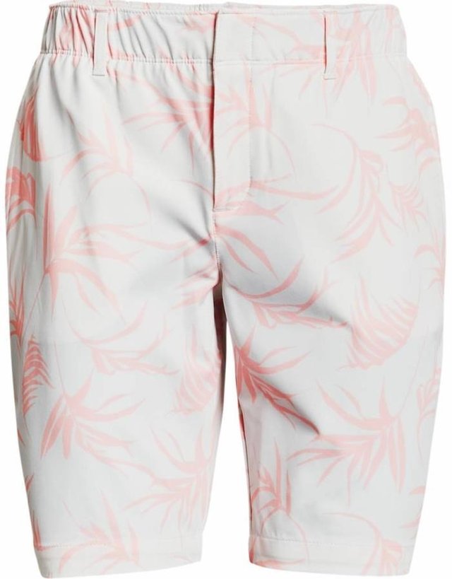 Under Armour Links Printed dámské kraťasy, bílo/světle růžové
