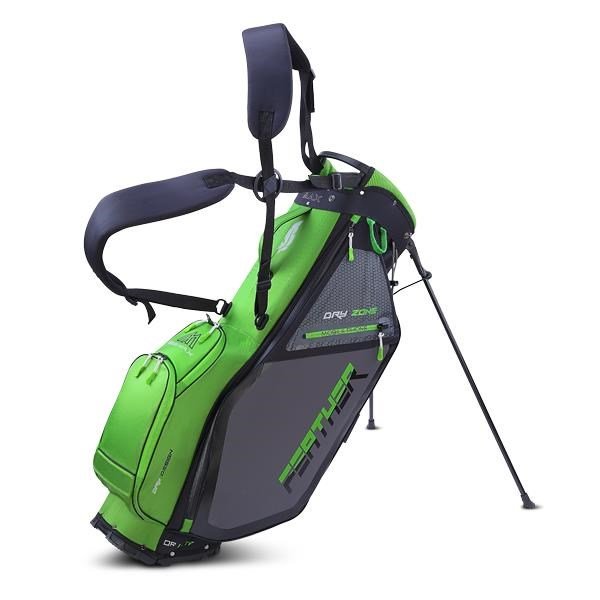 Big Max Dri Lite Feather stand bag, limetkovo/černo/charcoal