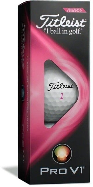 Titleist Pro V1 Pink golfové míčky
