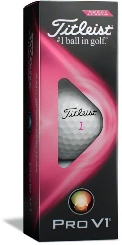 Titleist Pro V1 Pink golfové míčky