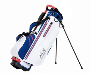 JuCad 2in1 Waterproof stand bag, modro/bílo/červený