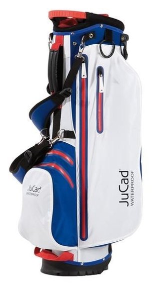 JuCad 2in1 Waterproof stand bag, modro/bílo/červený
