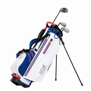 JuCad 2in1 Waterproof stand bag, modro/bílo/červený