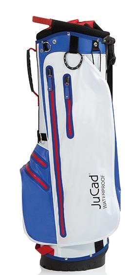 JuCad 2in1 Waterproof stand bag, modro/bílo/červený