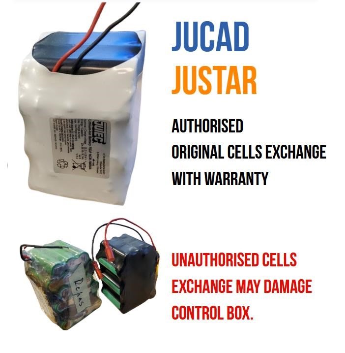 Články do baterie JuCad 1.0 - servisní kit
