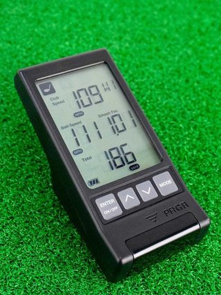 SuperSpeed Golf PRGR Black Portable Lauch Monitor