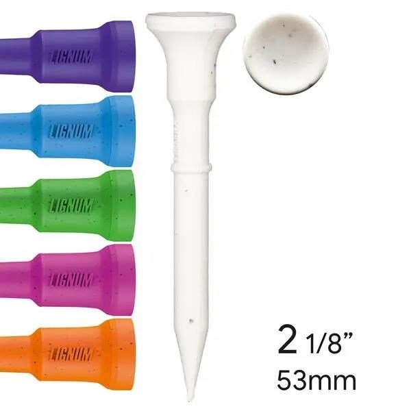 Lignum Tee plastová týčka 53mm, 16ks, neon mix
