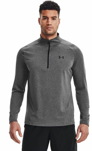 Under Armour Tech 2.0 pánské tričko s dlouhým rukávem, šedé