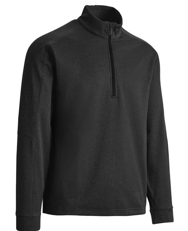 Callaway Waffle Knit pánská mikina, černá