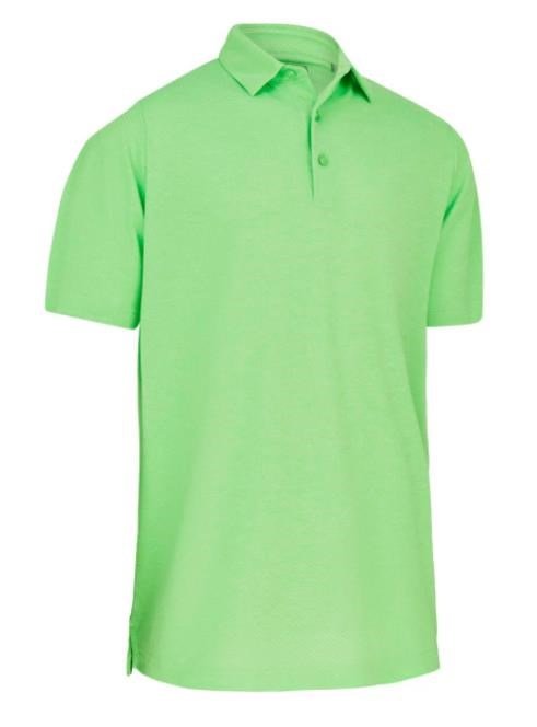 Callaway Heathered Jacquard pánské polo, summer green heather
