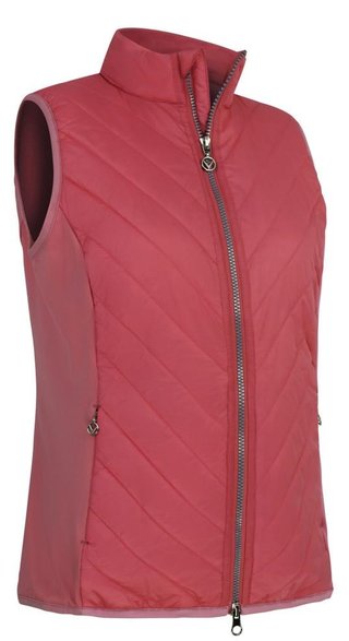 Callaway Lightweight Quilted dámská vesta, červená
