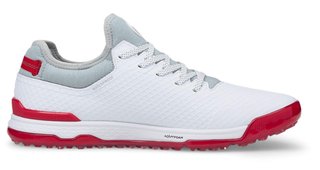 Puma Proadapt Alphacat pánské golfové boty, bílo/stříbrno/červené