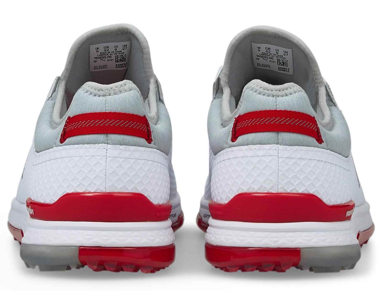 Puma Proadapt Alphacat pánské golfové boty, bílo/stříbrno/červené