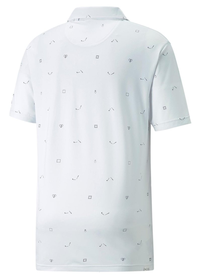 Puma Cloudspun H8 pánské polo, bílé