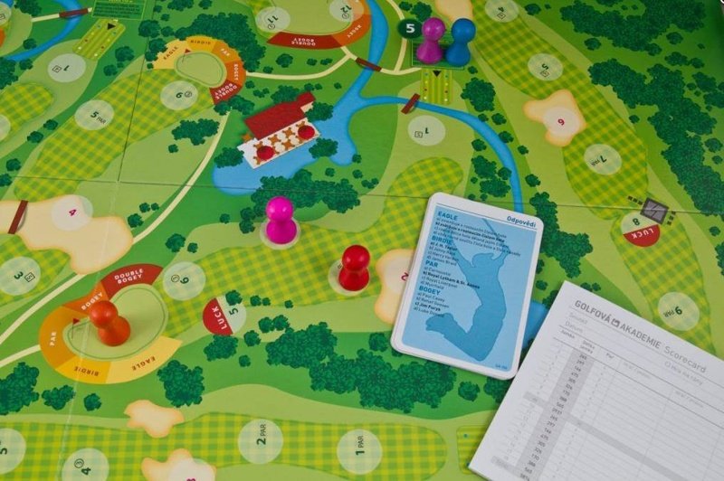 Stolní společenská hra Golfová akademie