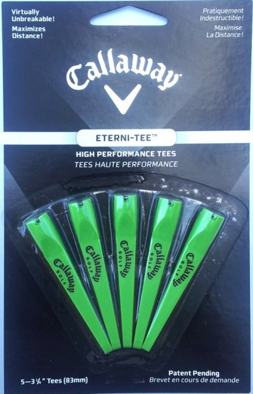 Callaway Eterni-Tee plastová týčka, zelená, 5 ks