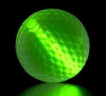 Glow Stick for Golf Ball tyčinka do míčku pro noční hru, zelená, 1ks