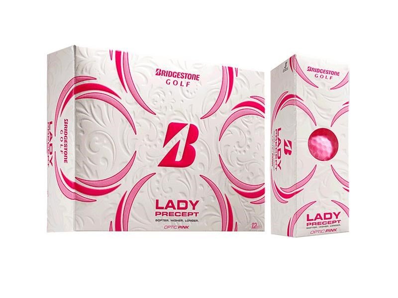 Bridgestone Lady Precept dámské golfové míčky, růžové