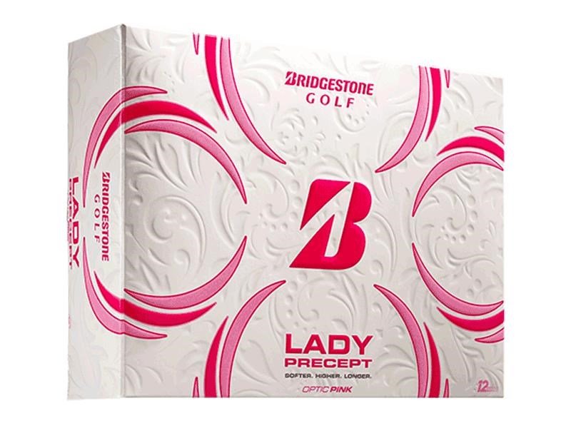 Bridgestone Lady Precept dámské golfové míčky, růžové